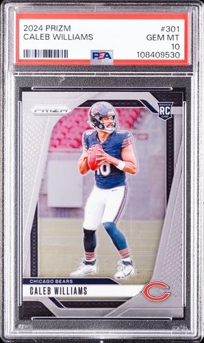 2024 PANINI PRIZM #301 CALEB WILLIAMS PSA 10
