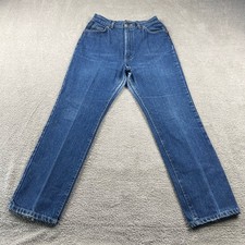 Vintage Lee Riders Jeans Womens 28 Blue High Waisted Straight Leg Denim