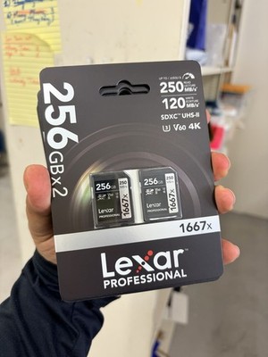 Lexar Professional 1667x SDXC UHS-II 256GB 2P