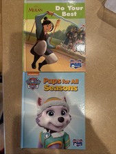 2 Paw Patrol  Disney Princess Mulan Do Your Best HC Story Reader Me Reader Book