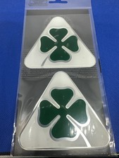 2 Emblème Trèfle ALFA ROMEO quadrifoglio verde, brera, Stelvio‚giulia officiel