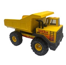 Tonka Turbo-Diesel XMB-975 Play Toy Truck Yellow Metal 10