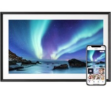 15.6'' Digital Picture Frame with 1920x1080 IPS Touch Screen, Smart Digital...