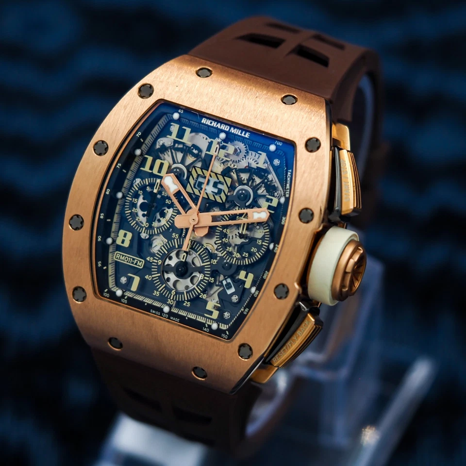 Richard Mille RM 011 Felipe Massa 50 mm Juego Completo "Marfil" Foto 3 de 4