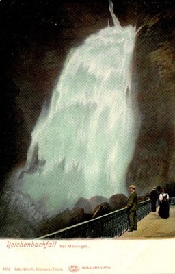 Reichenbachfall Meiringen Switzerland Postcard