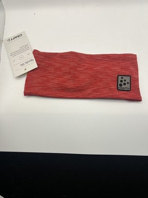 Craft Nordic Ski Microfleece Shaped Headband Rose Melange One Size Winter Sport