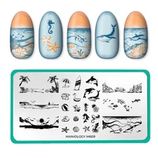 M609 Maniology  Nail Stamping Plate
