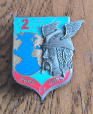 Insigne 2° Compagnie du 92° RI Régiment d'Infanterie /  Fraisse Paris  /Q133