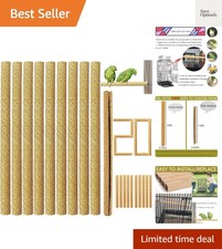 20Pcs Sand Perch Covers for Bird - Bird Perchs Covers 7.5" Long x 3/8" Diamet...