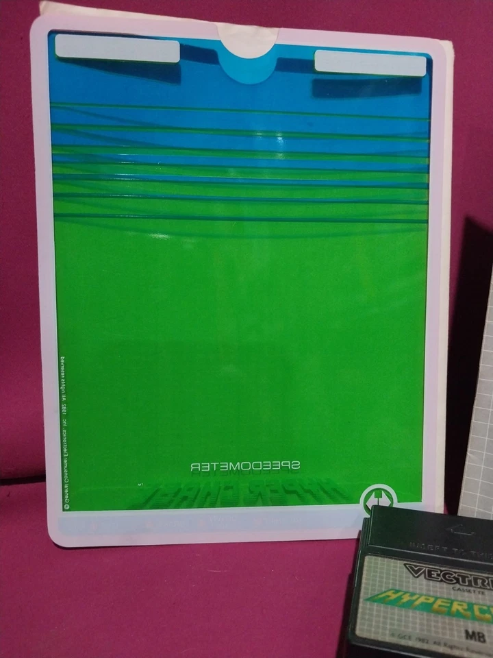 Vectrex Hyperchase Cartridge, Overlay, Sleave & Manual GCE Milton Bradley 1982 - Image 4 of 4