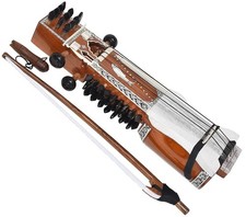 Indian Kalavati Sarangi  Tun Wood Professional Classical  Folk Music Instrument