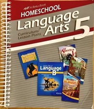 Abeka Homeschool Language Arts Curriculum Lesson Plans - Grade 5