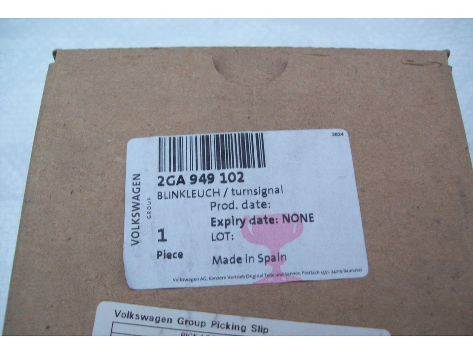 VW T-Cross C1 Door Mirror Indicator Light Clear Lens Right 2GA949102 2018 onward - Image 4 of 4