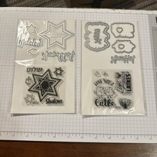 Sizzix Hanukkah Stamp And Dies 4 Sets