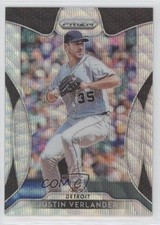 2019 Panini Prizm Tier III Blue Wave Prizm 55/60 Justin Verlander #244 3nn