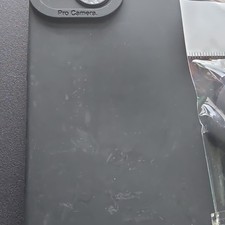 Black Plain Plastic Fitted Case Skin for Cell Phone Protective Cover