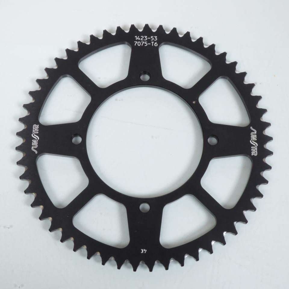 Couronne Sunstar pour moto Kawasaki KX 80 Grandes Roues 1991 à 1997