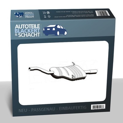 Auspuff Endtopf für BMW 3 + Touring