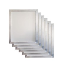 YLZ Aluminium Siebdruck Siebe 16 x 20 Zoll Rahmen - 110 Weiß Mesh 6