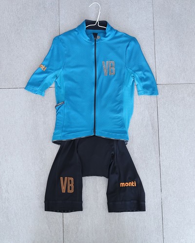 Velobici Monti Bib Shorts and Jersey Set - Size M/Size 4 - Excellent Condition