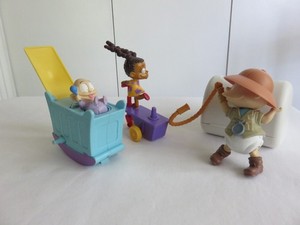 Rugrats Tommy Pickles, Dil Pickles & Susie Carmichael Burger King Kids Meal Toys