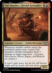 Vial Smasher, Gleeful Grenadier 235/441 Foil Outlaws of Thunder Junction