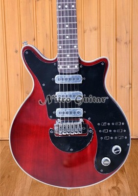 Brownish Electric Guitar Brian May BM Wilkinson bridge Large Black Panel