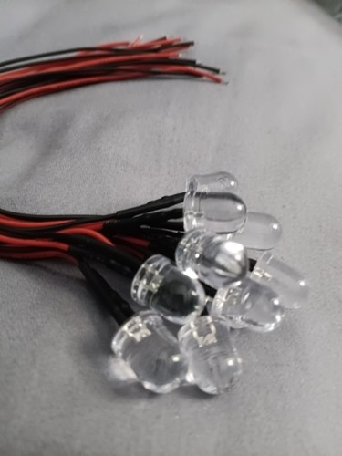 10pcs BLUE 5V 10mm CB Radio Bulb LED Pre Wired Lights USA | eBay