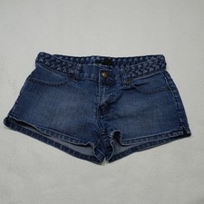 Forever 21 Blue Denim Size 26 Braided Waist Jean Shorts