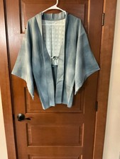 Vintage Japanese Kimono Small Light Blue