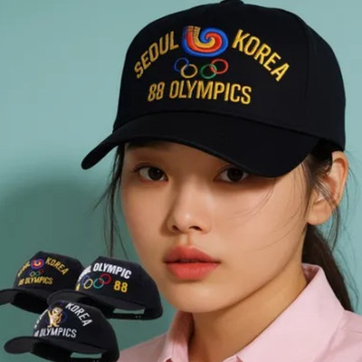 Seoul 1988 Korea Olympic Embroidery Cap Mütze Unisex 3 Type One size + US Ta...