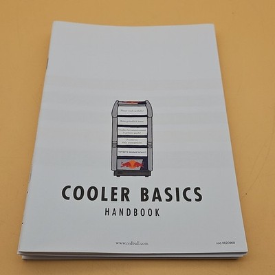 Rare Red Bull Cooler Basics Handbook Manual Refrigerator