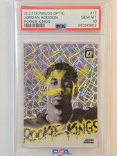 2023 Panini Donruss Optic - Rookie Kings Jordan Addison #17 (RC) PSA 10