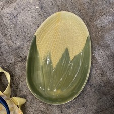 Shawnee Pottery Corn King Dish 68 Oval Dish Oven-proof 9.75" Vintage