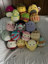 Squishmallows Small Stuffed Animals Plush Toys Mixed Characters Lot