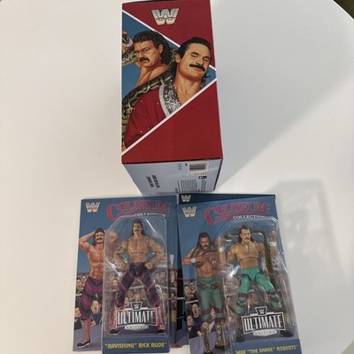 WWE MATTEL COLISEUM COLLECTION JAKE THE SNAKE ROBERTS & RAVISHING RICK RUDE NEW