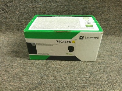 74C1SY0 New Genuine Lexmark Yellow Toner Cartridge CS720 CS725 CX725 series