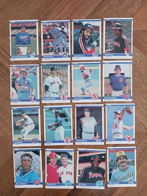 Lot of 16 1984 Fleer Baseball Cards Superstars & Hall of Famers on Every Card