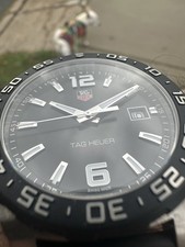 TAG Heuer Formula 1 WAZ1110 Black Dial 41mm Swiss Quartz Watch Date Stainless 5