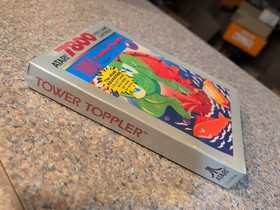 Atari 7800 Tower Toppler New In  Box NIB NOS Sealed Rare