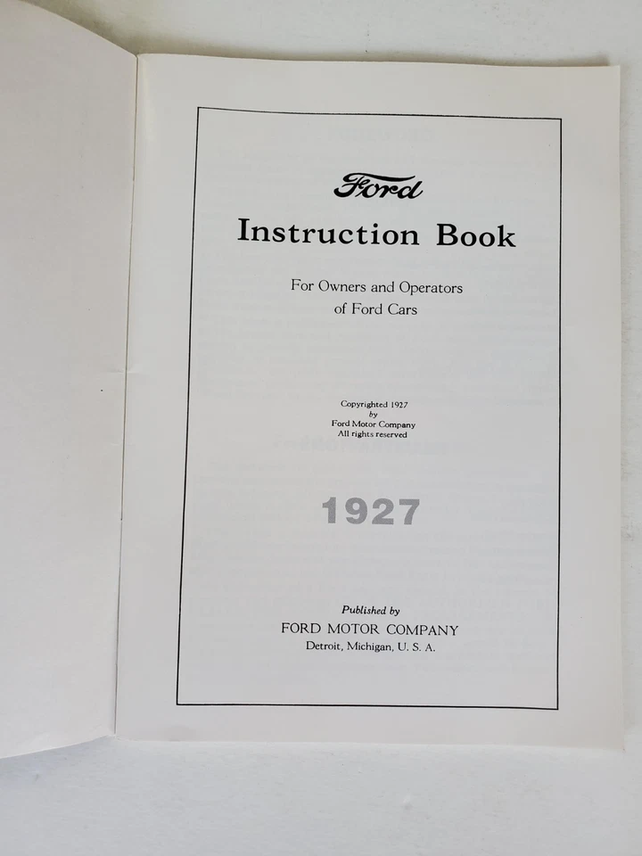 FORD MODEL T manuais, conjunto de 5, CLYMER, Peças de Carroceria, Manual de Instruções, Proprietários - Imagem 4 de 4