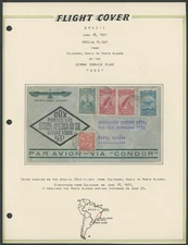 1931, BRAZIL. DORNIER DO X FIRST FLIGHT COVER FROM SALVADOR TO PORTO ALEGRE
