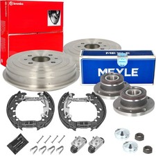 BREMBO Bremstrommel MEYLE Bremsbacken Radlager Rep-Set Hinten für FIAT PANDA 312