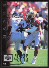 Merton Hanks, 1997 Upper Deck, #55, San Francisco 49ers,