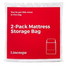 Linenspa Mattress Bag - 2 Pack Queen/Full Mattress Bag for Moving and Storage -
