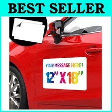 Magnetic Car Signs 2 Pack - Flexible Secure Advertisements