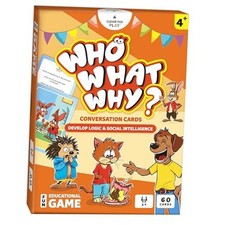 Who What Why Conversation Cards for Kids   Develop Logic  Social Intelligence