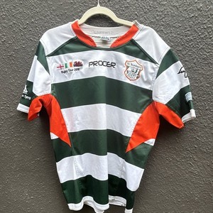 St. Brendan's Rugby Tour ( Argentina) 2010 Rugby Jersey Green/White/Orange #19 L