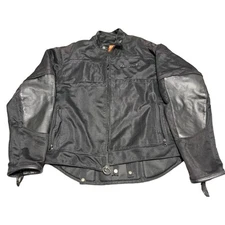 ICON Tarmac Asphalt Tech Men's Motorcycle Jacket Racing Black XL Padded