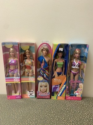 A Beautiful Set  Of Barbies With One Ken Doll ( all sold together) 